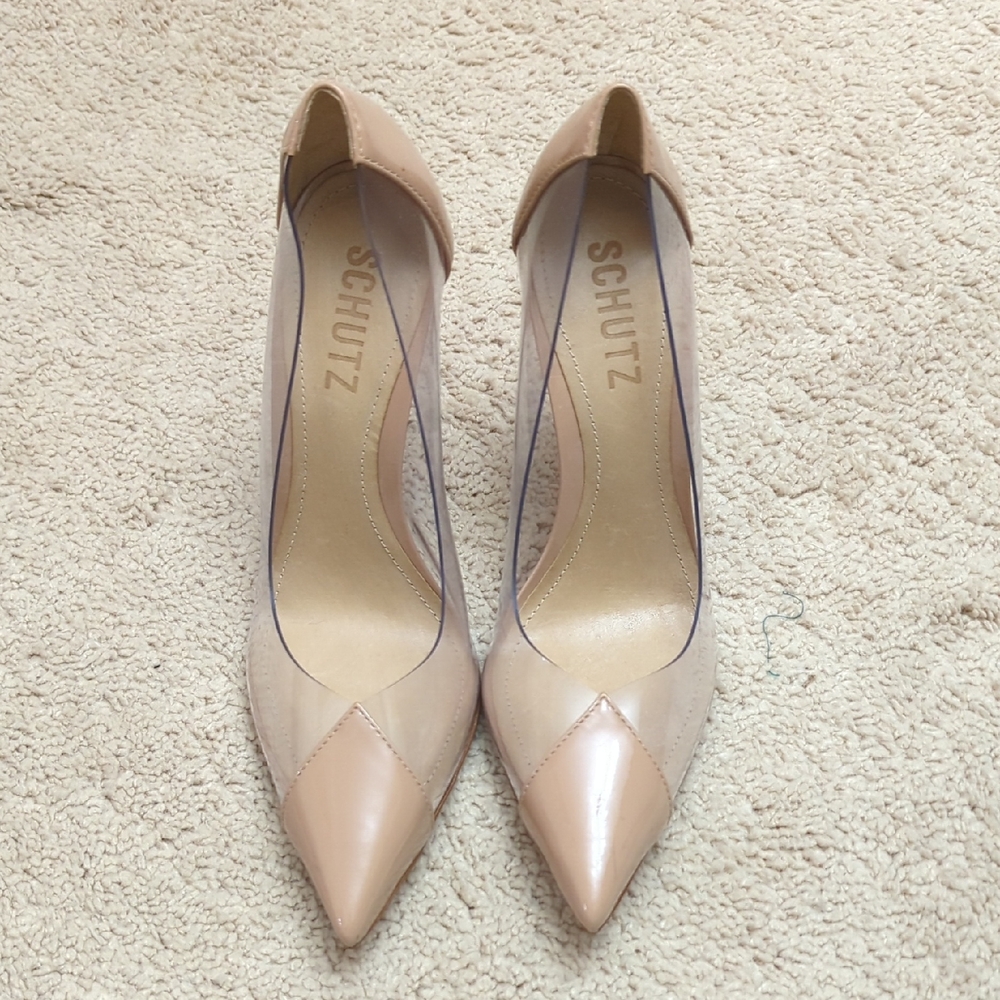 SCHUTZ Women's Nude Pointed Heels